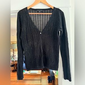 Banana Republic silk blend lace cardigan